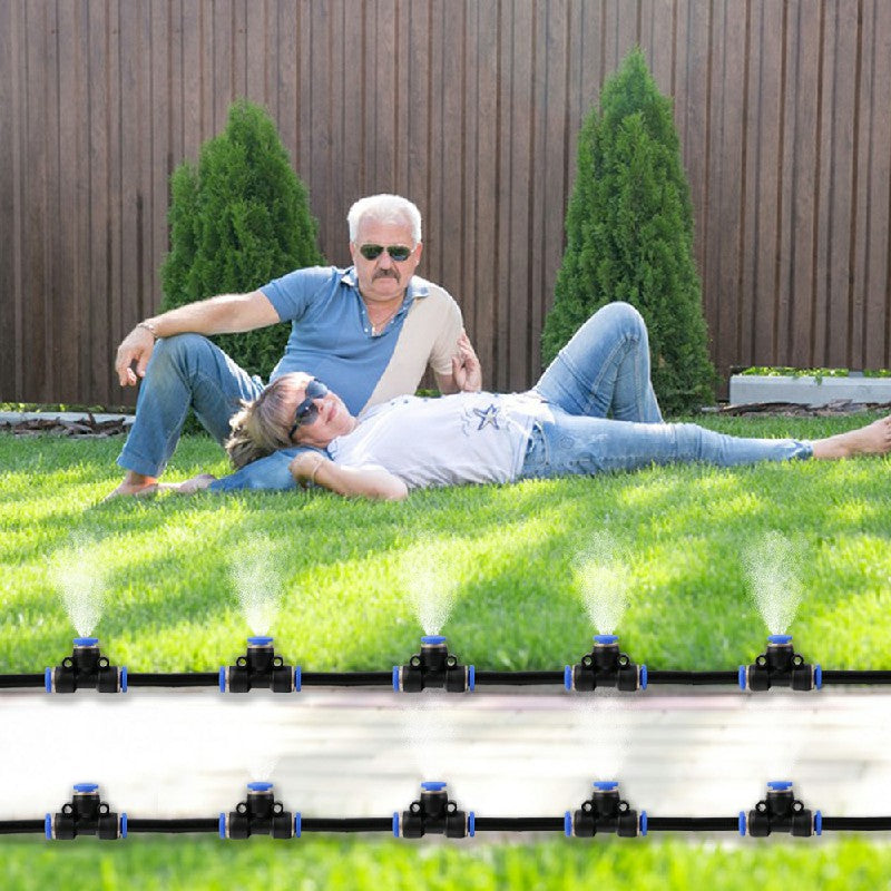Garden Misting Greenhouse Cooling Irrigation Line System