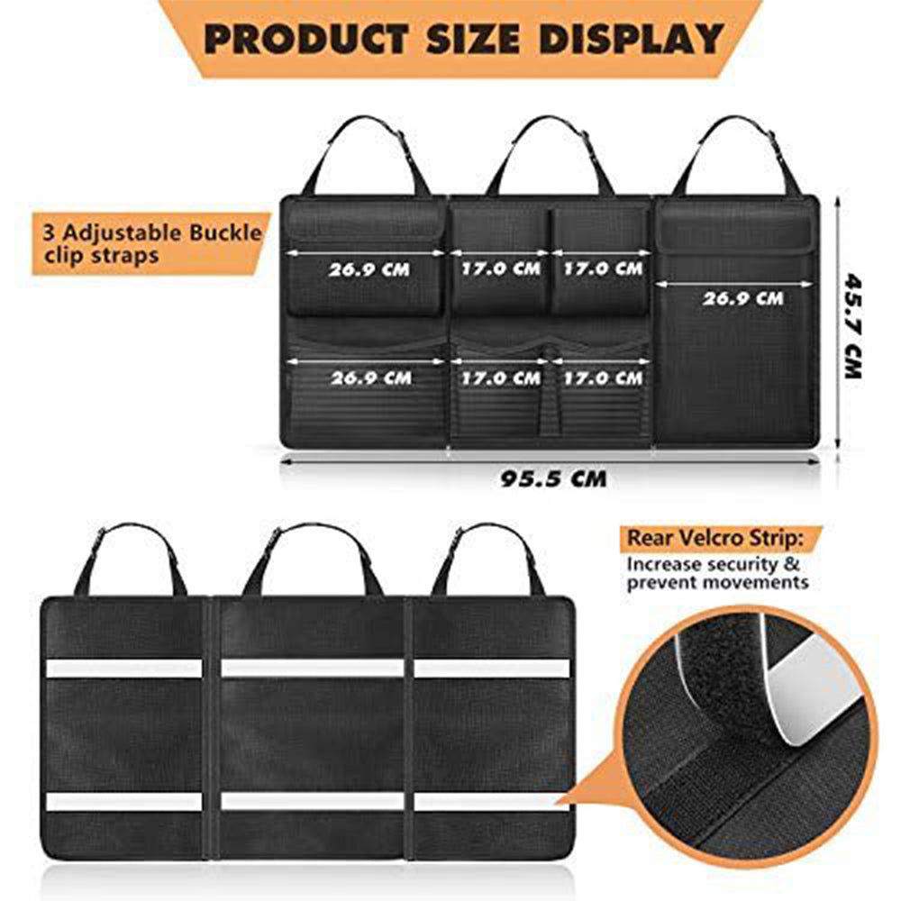 Hanging Organisers Storage Bags Large Capacity SUVs Jeeps Vans