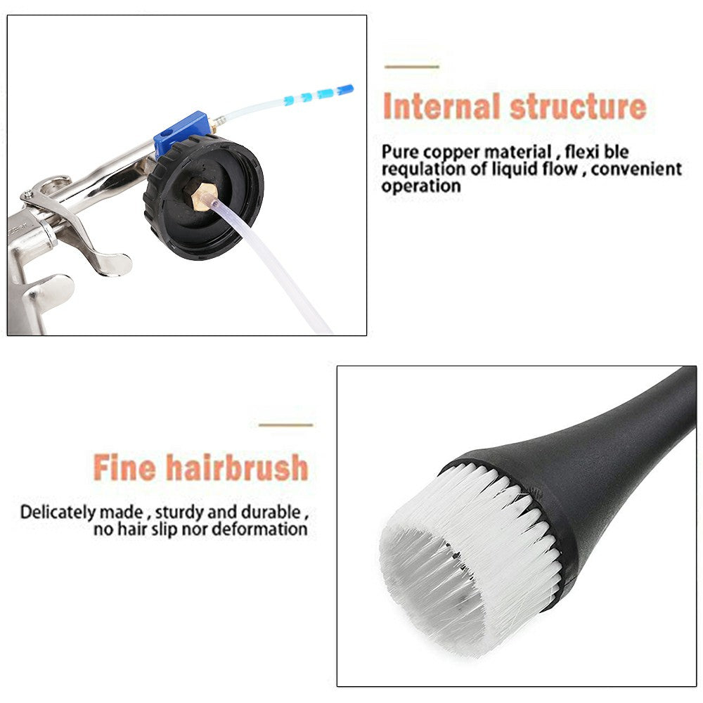 Interior Car High Pressure Cleaning Brush Gun Air Pump