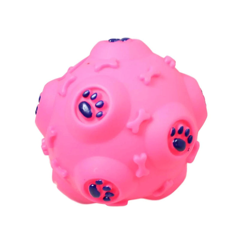 Dog Puppy Teeth Cleaning Chew Ball Sound Making