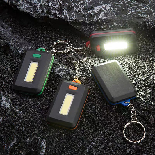 Compact LED Keychain Light Portable Flashlight Lamp