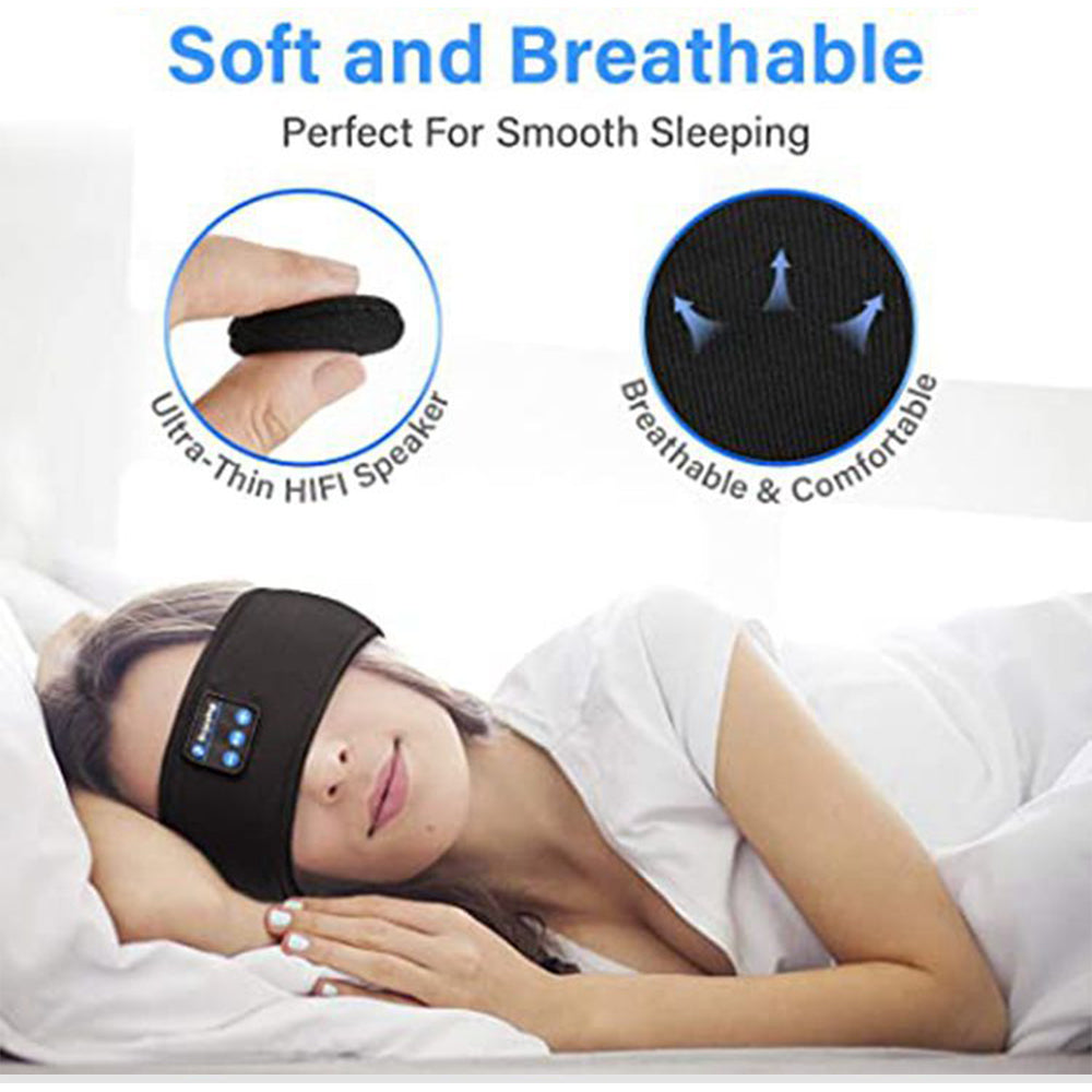 Wireless Headband Bluetooth Sleeping Eye Headset Sport Music