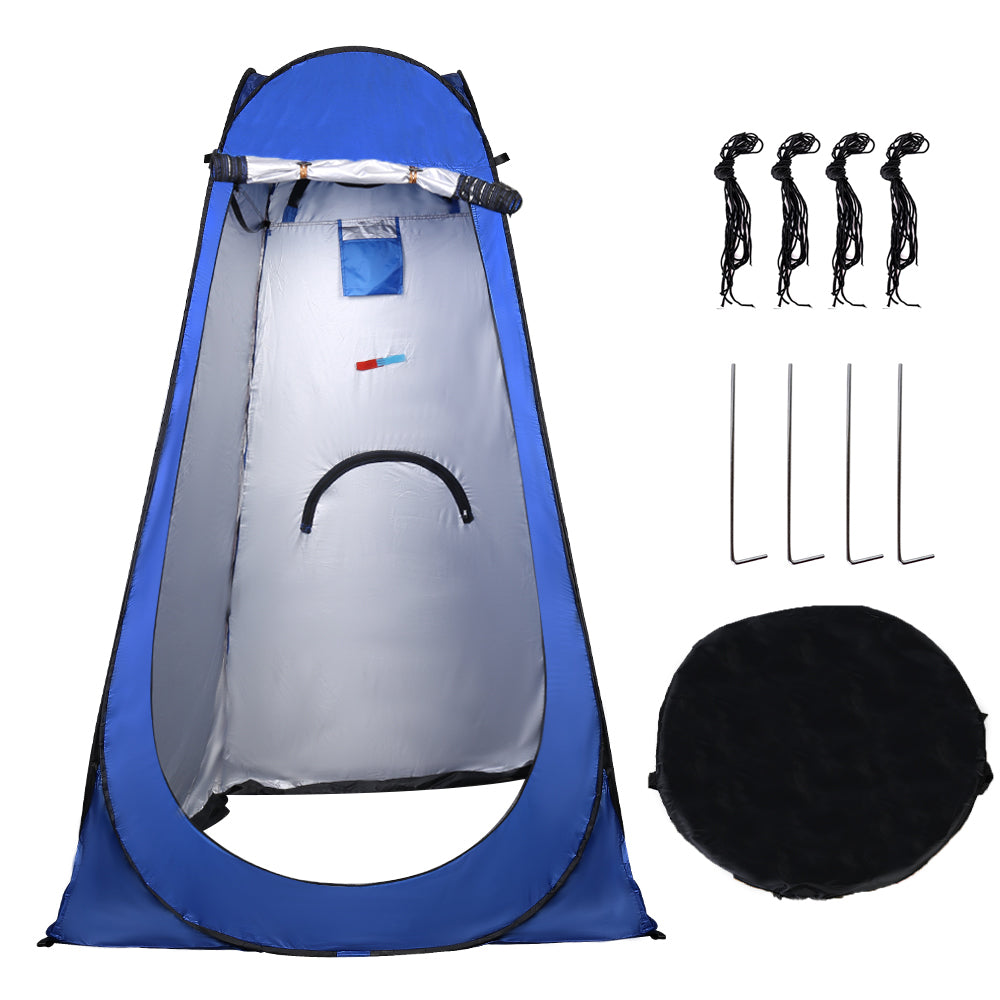 Pop Up Portable Shower Tent Dressing Room Toilet