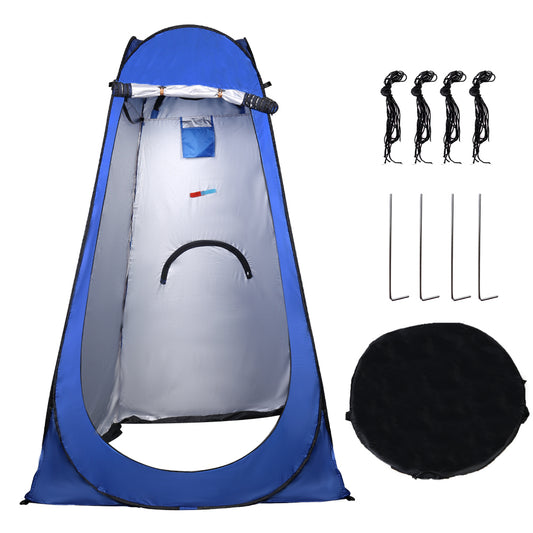 Pop Up Portable Shower Tent Dressing Room Toilet