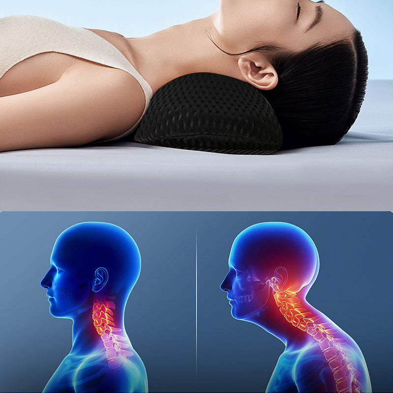 Ergonomic Car Lumbar Memory Foam Pillow Pain Relief Comfort