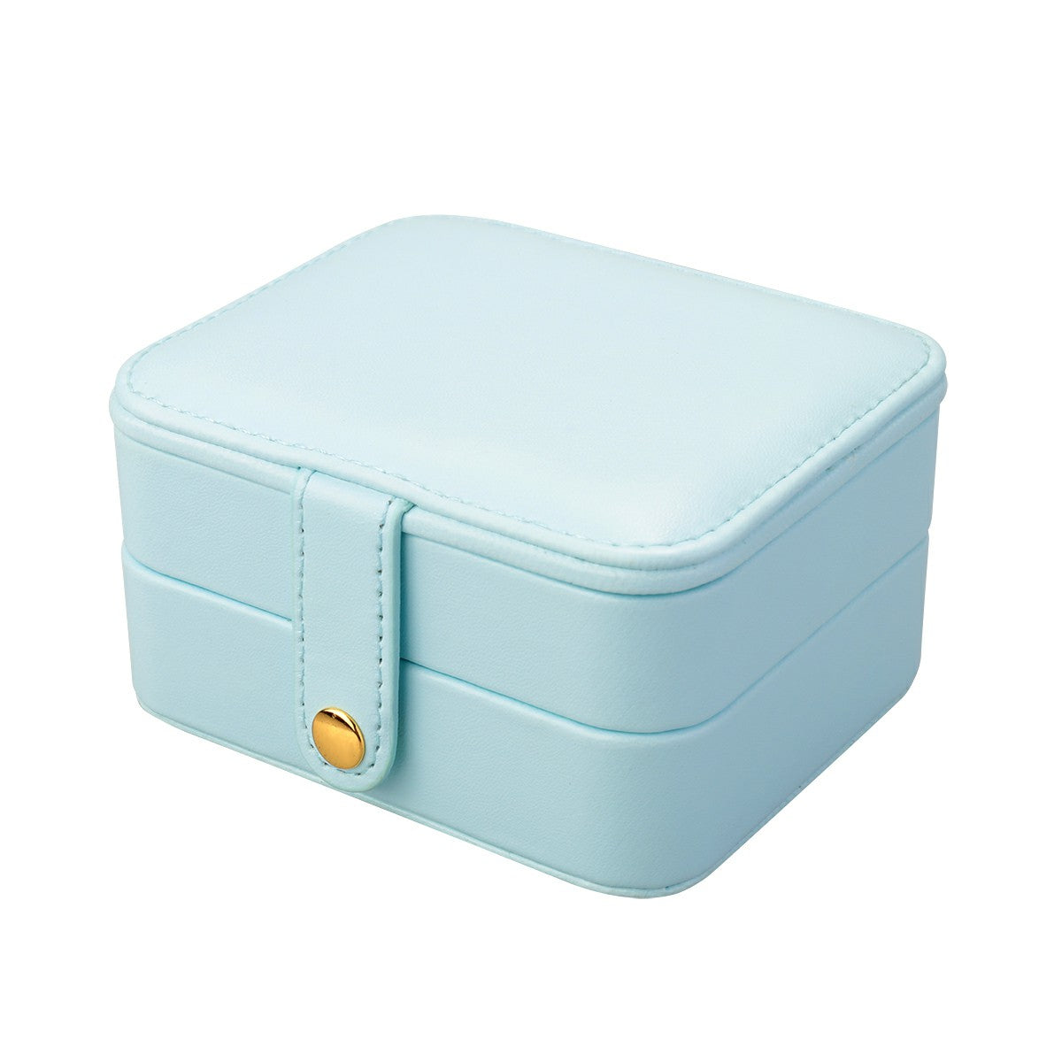 Multilayer Jewellery Storage Box Portable Travel Leather Organiser