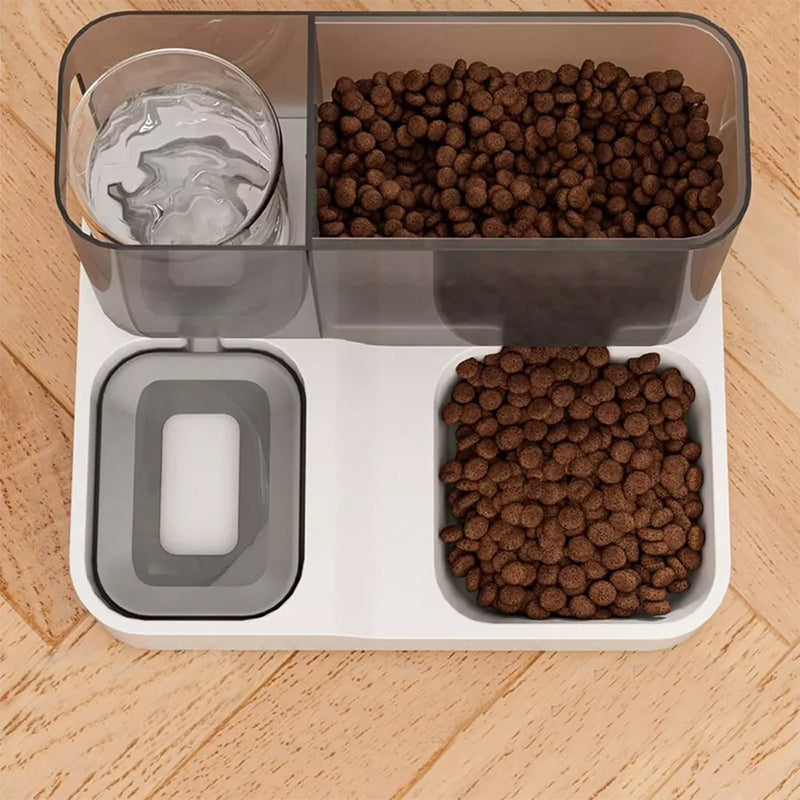 Self-Feeding Automatic Pet Food Water Dispenser Bowl